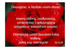 Błogosławieństwo w dawaniu