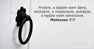 Szukajcie, proście, pukajcie