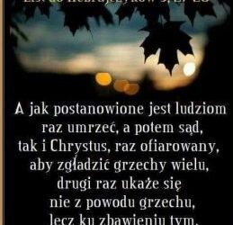 Śmierć, sąd, zbawienie.